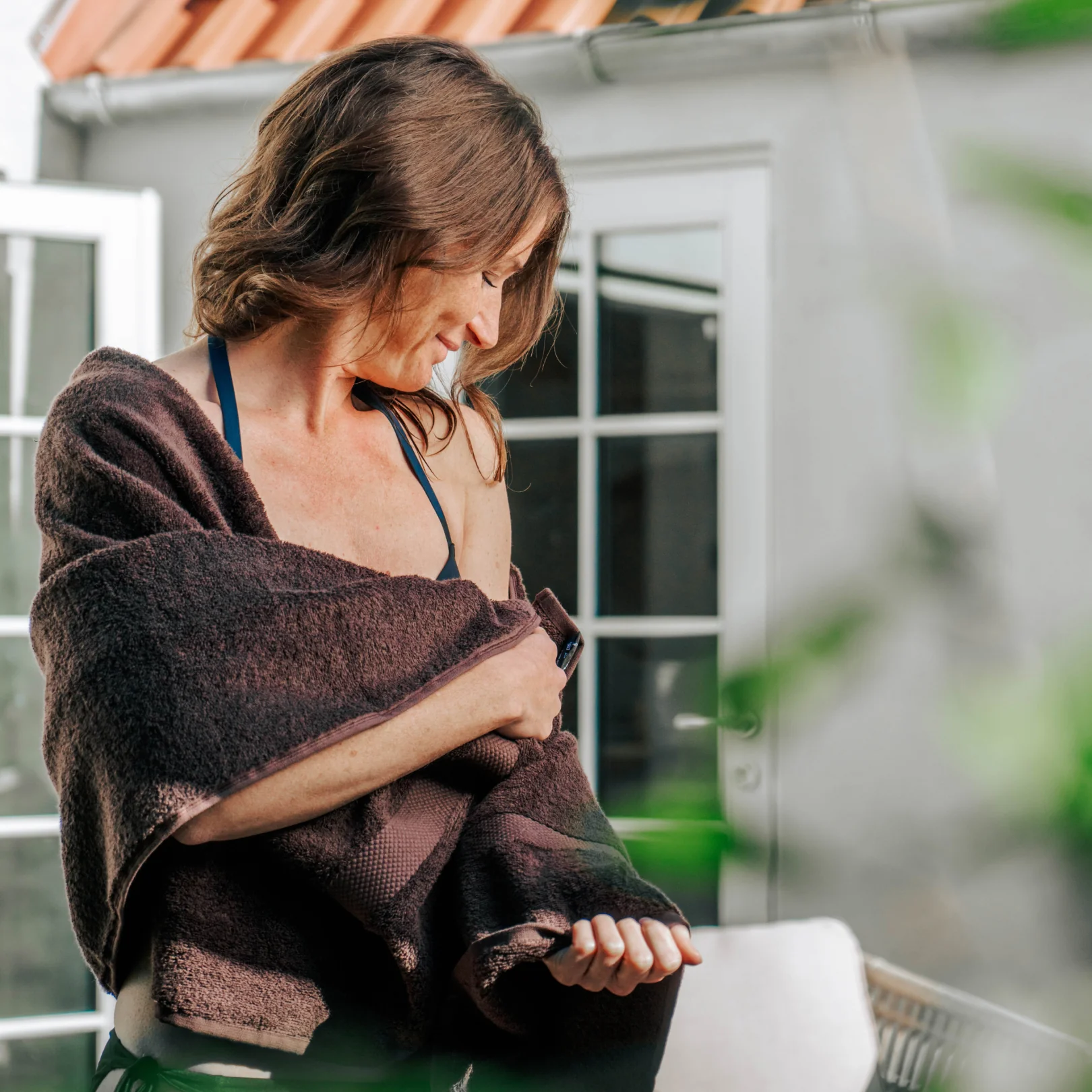 Badehåndklæde - Brun - Image 4