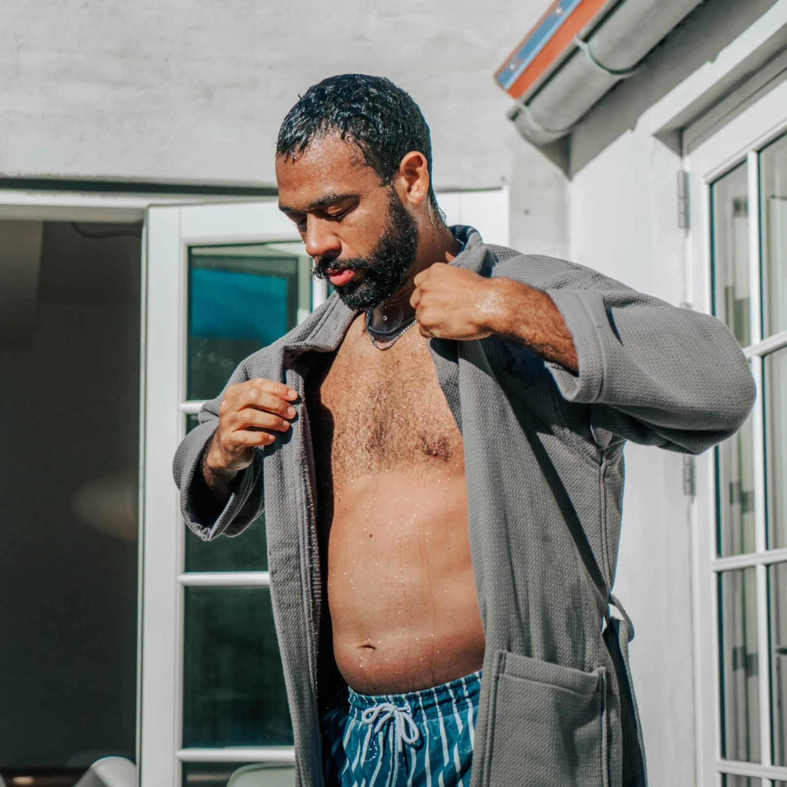 Kimono - Grå - Image 6